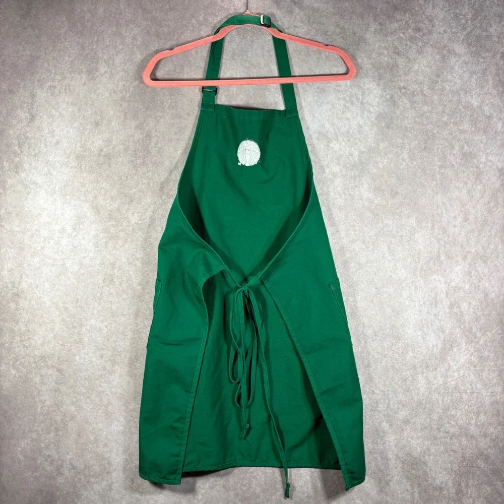 Starbucks Apron Unisex OS Green Barista Uniform Mermaid Logo Pockets Work